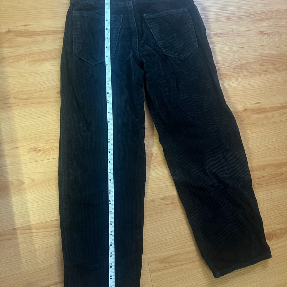 Empyre Men’s Black Corduroy Wide-Leg Pants SZ 24 - Picture 3 of 16
